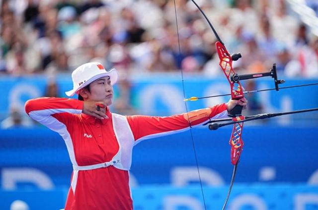 射箭资格赛:韩国队表现出色 射箭资格赛:韩国队表现出色